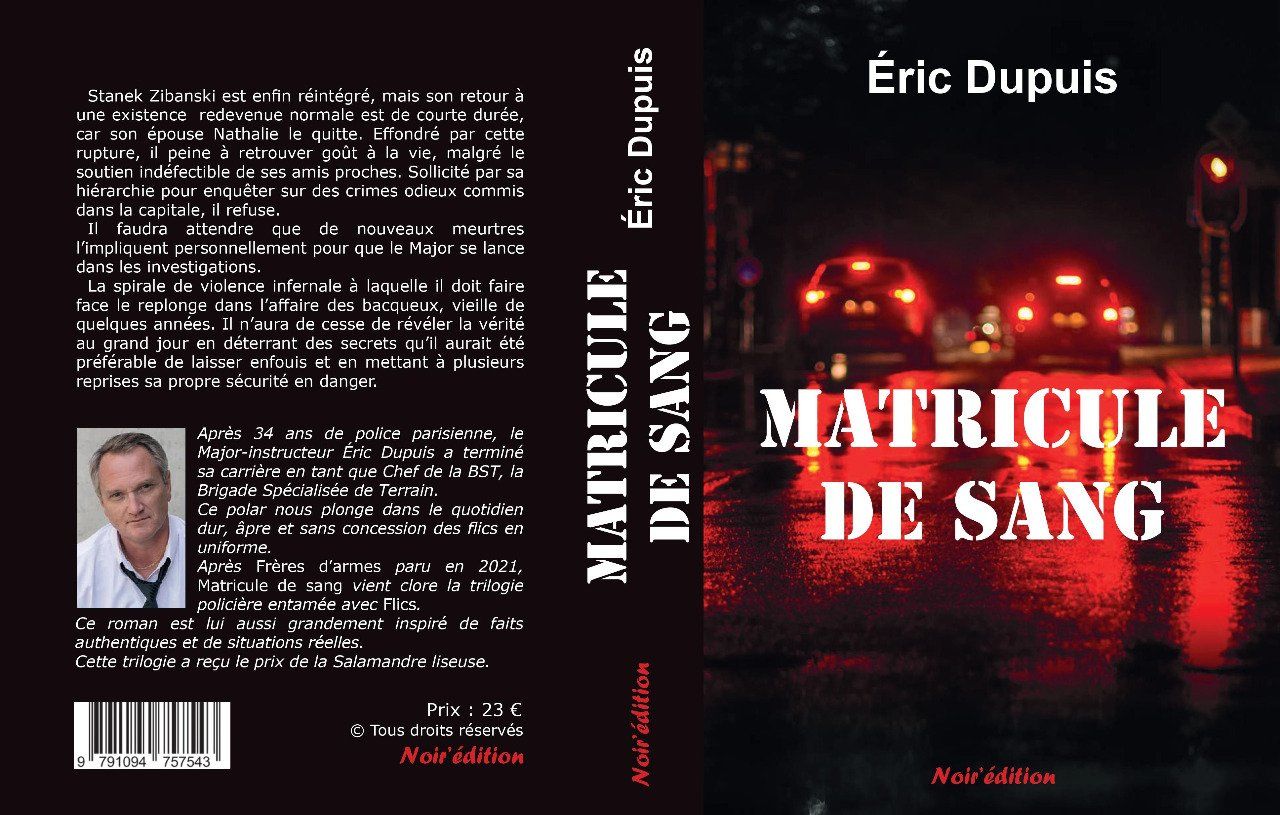 MATRICULE DE SANG de Eric Dupuis